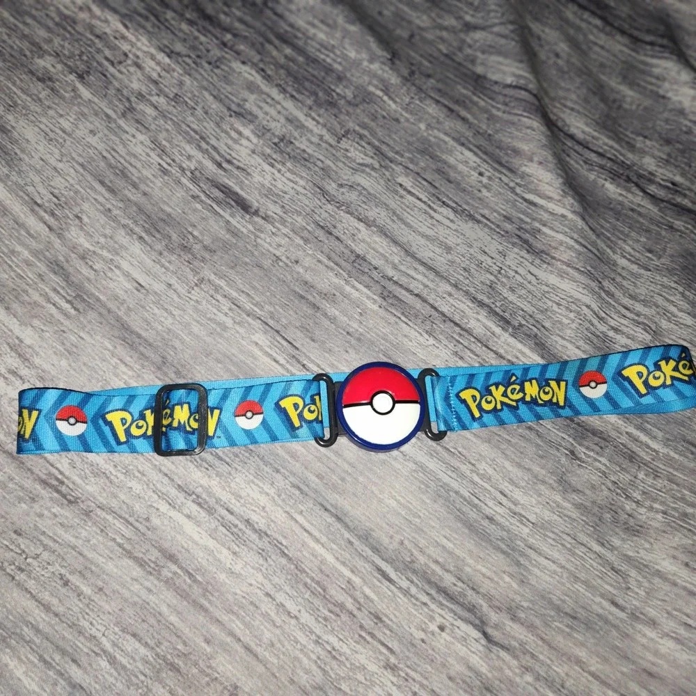 Pokemon Buckle Belt Collectors Blue‎ Yellow Red Character